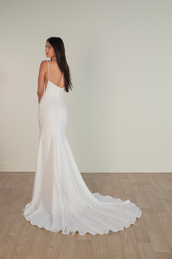 Stella York Style No. SY8071IV #4 (IV-PL) Ivory Gown w Porcelain Tulle Plunge thumbnail