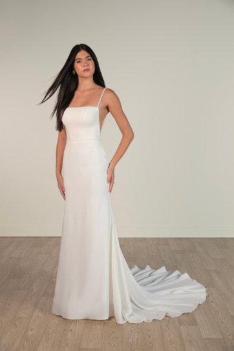Stella York Style No. SY8071IV #3 (IV-PL) Ivory Gown w Porcelain Tulle Plunge thumbnail