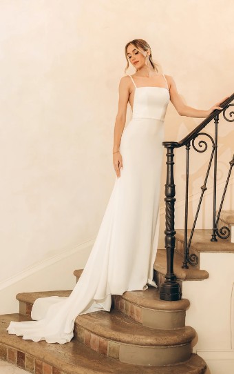 Stella York Style No. SY8071IV #0 default (IV-PL) Ivory Gown w Porcelain Tulle Plunge thumbnail