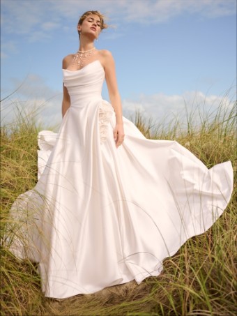 Maggie Sottero Style No. ANTOINETTE (25MS910A01 - 3-D Flowers) #0 default All Ivory thumbnail
