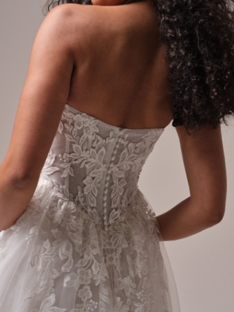 Rebecca Ingram Style No. PAIGE (25RS919A01 - Unlined bodice, Glitter tulle) #2 All Ivory (gown with Ivory Illusion) thumbnail