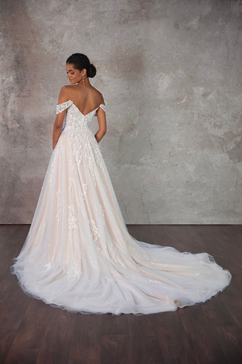 Essense of Australia Style No. D4098IQ #3 default (IV-IV) Ivory Lace and Tulle over Ivory Gown thumbnail