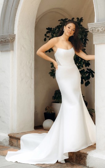 Stella York Style No. SY8081ZZ #0 default (IV-IV) IVORY GOWN W IVORY TULLE LINED BACK BODICE thumbnail