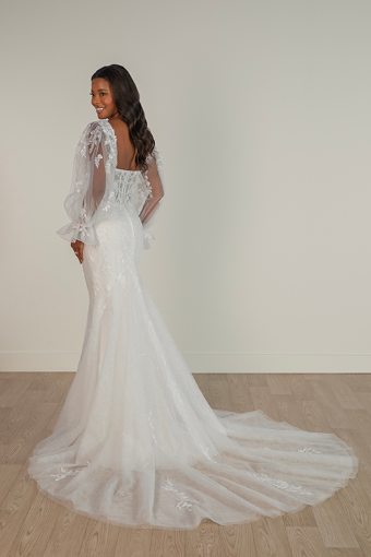 Stella York Style No. SY8160IQ #1 (IV-IVR) Ivory Lace and Tulle over Ivory Gown thumbnail