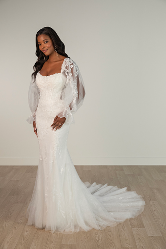 Stella York Style No. SY8160IQ #0 default (IV-IVR) Ivory Lace and Tulle over Ivory Gown thumbnail