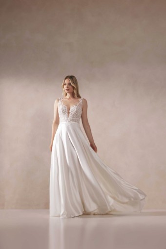 Adore by Justin Alexander Style No. EILA |11393 #4 Ivory/Latte thumbnail