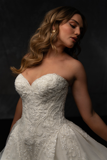 Essense of Australia Style No. D4331IQ #4 default (IV-IV) Ivory Lace and Tulle over Ivory Gown thumbnail