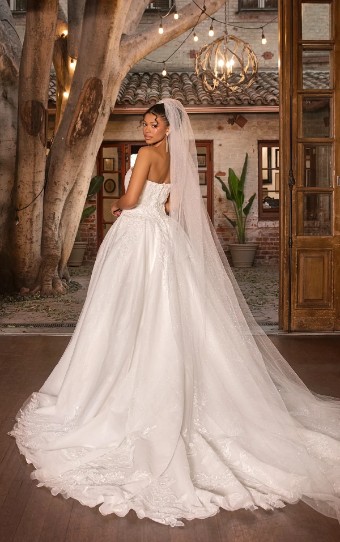 Essense of Australia Style No. D4331IQ #1 (IV-IV) Ivory Lace and Tulle over Ivory Gown thumbnail