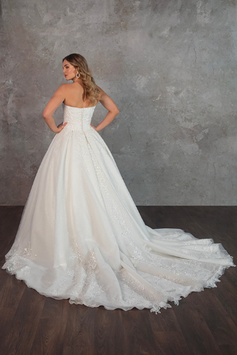 Essense of Australia Style No. D4331IQ #3 (IV-IV) Ivory Lace and Tulle over Ivory Gown thumbnail