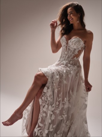 Maggie Sottero Style No. NATALIE (25MB924A01 - Unlined bodice) #3 default All Ivory (gown with Ivory Illusion) thumbnail