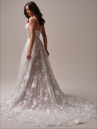 Maggie Sottero Style No. NATALIE (25MB924A01 - Unlined bodice) #1 All Ivory (gown with Ivory Illusion) thumbnail