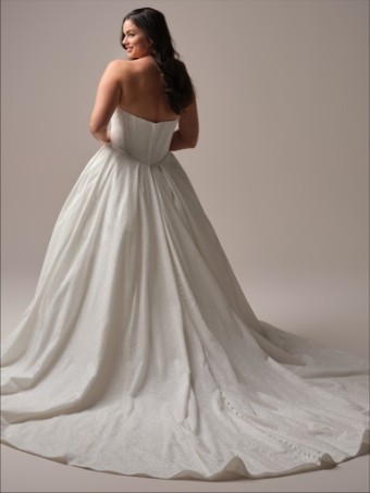 Maggie Sottero Style No. DERRICK ROYALE (23MS723A04 - Plunge Neckline) #2 All Ivory (gown with Ivory Illusion) thumbnail