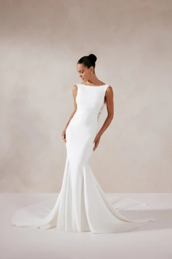 Adore by Justin Alexander Style No. Lanie 11379 #1 Ivory/Latte thumbnail