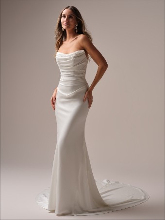 Maggie Sottero Style No. RHODA (25MB894A11 - Unembellished) #5 All Ivory thumbnail