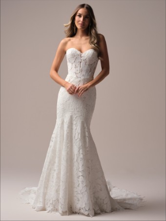 Maggie Sottero Style No. DAKOTA (25MB849B01 - Lined bodice) #3 All Ivory (gown with Ivory Illusion) thumbnail