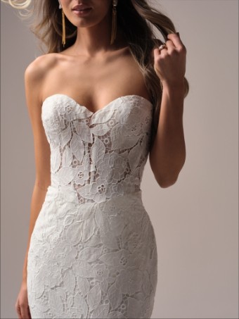 Maggie Sottero Style No. DAKOTA (25MB849B01 - Lined bodice) #2 All Ivory (gown with Ivory Illusion) thumbnail