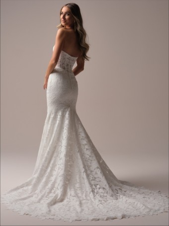 Maggie Sottero Style No. DAKOTA (25MB849B01 - Lined bodice) #4 All Ivory (gown with Ivory Illusion) thumbnail