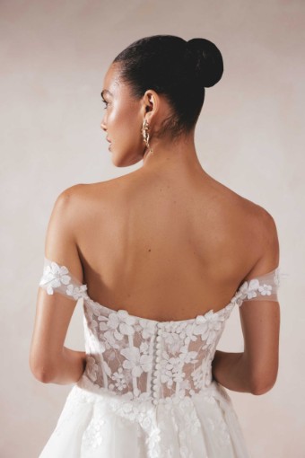 Adore by Justin Alexander Style No. Aria 11389 #1 Ivory/Latte thumbnail