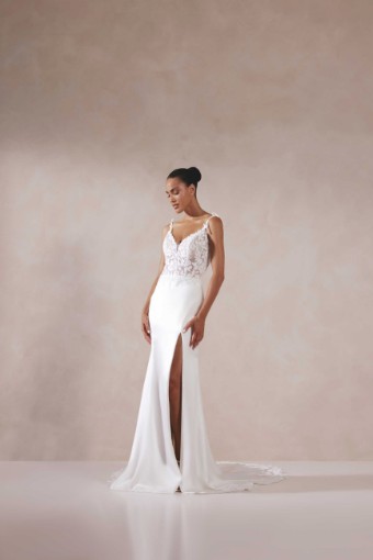 Adore by Justin Alexander Style No. Akemi 11385X #1 Ivory thumbnail