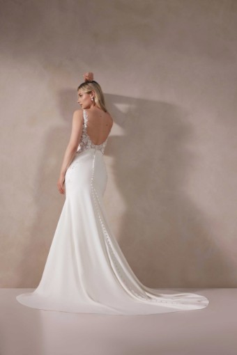 Adore by Justin Alexander Style No. Yelena 11390LND #2 Ivory/Latte thumbnail