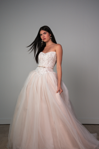 Stella York Style No. SY8189ZZ #5 default (IV-IV) IVORY LACE AND TULLE OVER IVORY GOWN W IVORY SATIN BELT thumbnail