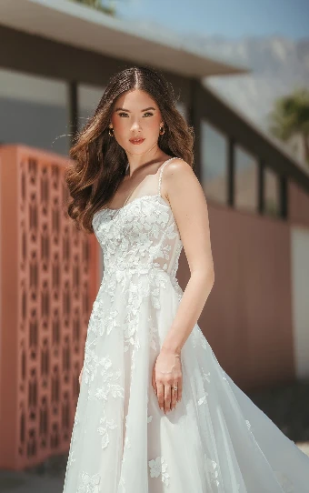 Stella York Style No. SY8213IV #6 (IV-IV) Ivory Lace and Tulle over Ivory Gown thumbnail