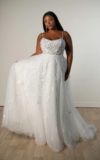 Stella York Style No. SY8213IV #4 (IV-IV) Ivory Lace and Tulle over Ivory Gown thumbnail
