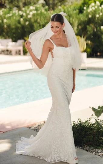 Stella York Style No. SY8253ZZ #0 default (IVIV-PL) Ivory Lace and Tulle over Ivory Gown w Porcelain Tulle Plunge thumbnail