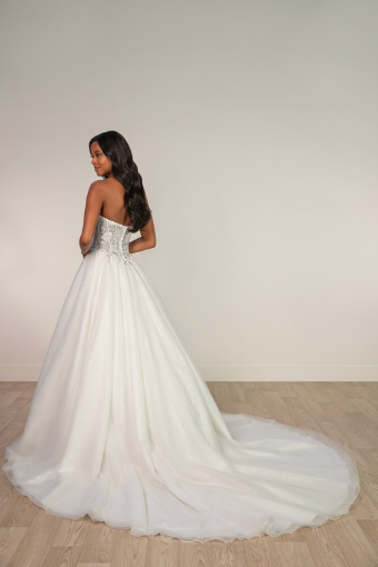 Stella York Style No. SY8181CR #3 (BGIV-IV) BLUSH & GREEN LACE IVORY TULLE & REGAL ORGANZA OV IVORY GOWN thumbnail
