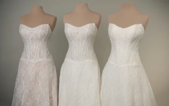 Essense of Australia Style No. D4462ZZ #5 default (IV-IV) IVORY LACE TULLE AND ROYAL ORGANZA OVER IVORY GOWN thumbnail