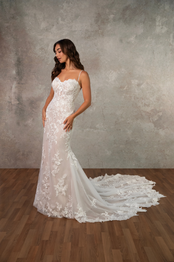 Essense of Australia Style No. D4344IQ #4 (IV-IV) Ivory Lace and Tulle over Ivory Gown thumbnail