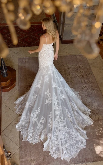 Essense of Australia Style No. D4344IQ #1 (IV-IV) Ivory Lace and Tulle over Ivory Gown thumbnail