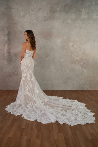 Essense of Australia Style No. D4344IQ #5 (IV-IV) Ivory Lace and Tulle over Ivory Gown thumbnail