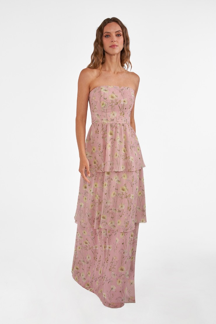 bridesmaid dress shops columbus ohio Junior Bridesmaid Dress Square Neck Satin A-Line Gown with Bow COCOMELODY  B0C7KY63LX main image 1