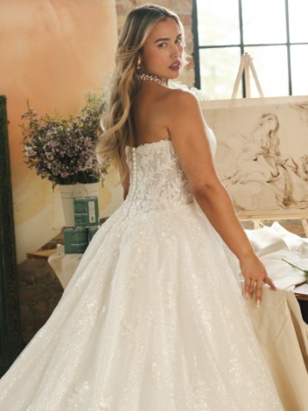Maggie Sottero Style No. JENNIFER (26MS404A01 - Plunge, Glitter tulle 3) #2 All Ivory (gown with Ivory Illusion) thumbnail