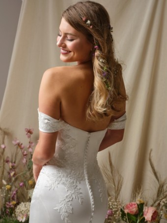 Rebecca Ingram Style No. MILEY (26RS440A01) #6 All Ivory thumbnail