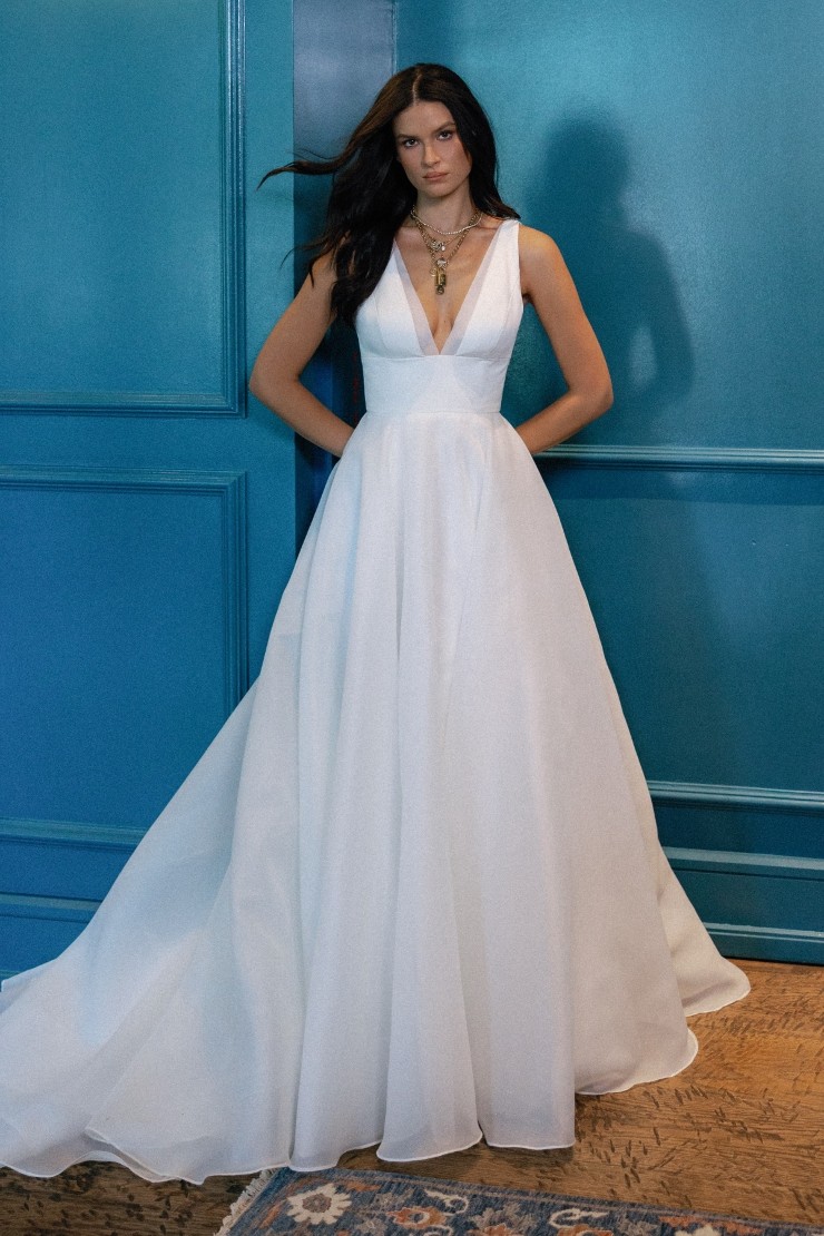 J Crew Wedding Dresses Discontinued Pearl-Trimmed Deep V-Neck Satin Wedding Dress With Pockets J Crew Wedding Dresses Discontinued Pearl-Trimmed Deep V-Neck Satin Wedding Dress With Pockets