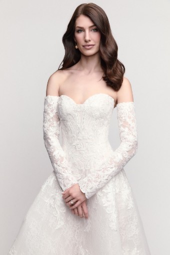 Watters - Locket Brides Style No. Verona w/ Sleeves 16156 #7 Ivory-Blush thumbnail