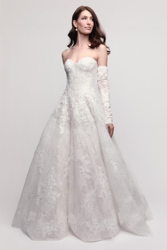 Watters - Locket Brides Style No. Verona w/ Sleeves 16156 #5 Ivory-Blush thumbnail