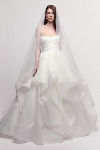 Watters - Locket Brides Style No. Lilith w/ Straps 16228 #4 Ivory thumbnail