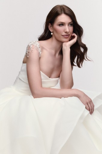 Watters - Locket Brides Style No. Lilith w/ Straps 16228 #5 Ivory thumbnail