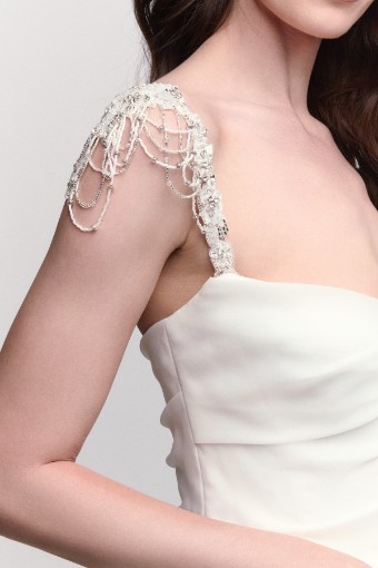 Watters - Locket Brides Style No. Lilith w/ Straps 16228 #7 default Ivory thumbnail