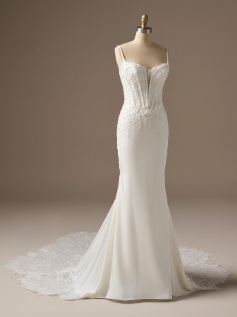 Maggie Sottero Style No. INDIA (26MB374B01 - Fully lined bodice) #1 All Ivory (gown with Ivory Illusion) thumbnail