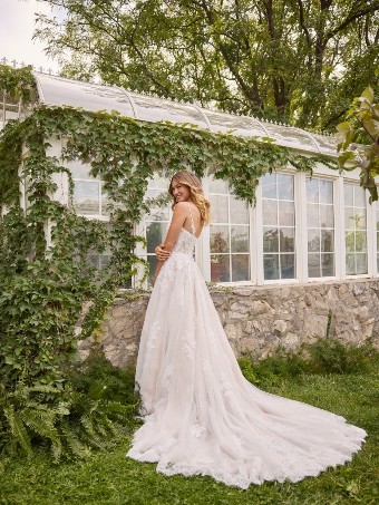 Rebecca Ingram Style No. ESMERALDA (26RK478A01 - Unlined bodice, Sequin tulle) #2 All Ivory (gown with Ivory Illusion) thumbnail