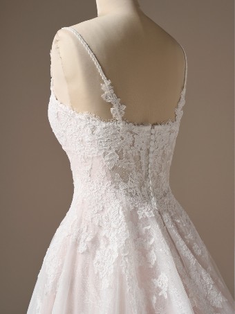 Rebecca Ingram Style No. ESMERALDA (26RK478A01 - Unlined bodice, Sequin tulle) #4 All Ivory (gown with Ivory Illusion) thumbnail