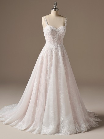 Rebecca Ingram Style No. ESMERALDA (26RK478A01 - Unlined bodice, Sequin tulle) #5 default All Ivory (gown with Ivory Illusion) thumbnail