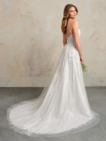 Rebecca Ingram Style No. CATHERINE (24RS791A01 - Unlined bodice) #7 default Ivory/Silver Accent (gown with Ivory Illusion) thumbnail