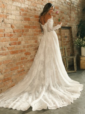 Maggie Sottero Style No. KITARO (26MB385A01 - Unlined bodice, Attached sleeves) #5 All Ivory (gown with Ivory Illusion) thumbnail