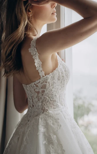 Stella York Style No. SY8314CQ #2 (IV-IV) Ivory Lace and Tulle over Ivory Gown thumbnail