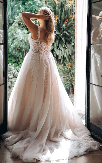 Stella York Style No. SY8314ZN #6 (IV-IV) Ivory Lace and Tulle over Ivory Gown thumbnail